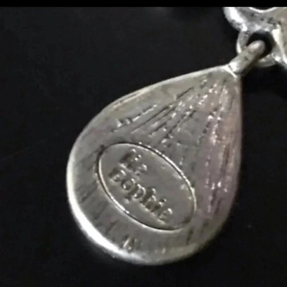 Lia Sophia Silver Ethereal Crystal Chandelier Earrings - Picture 5 of 5